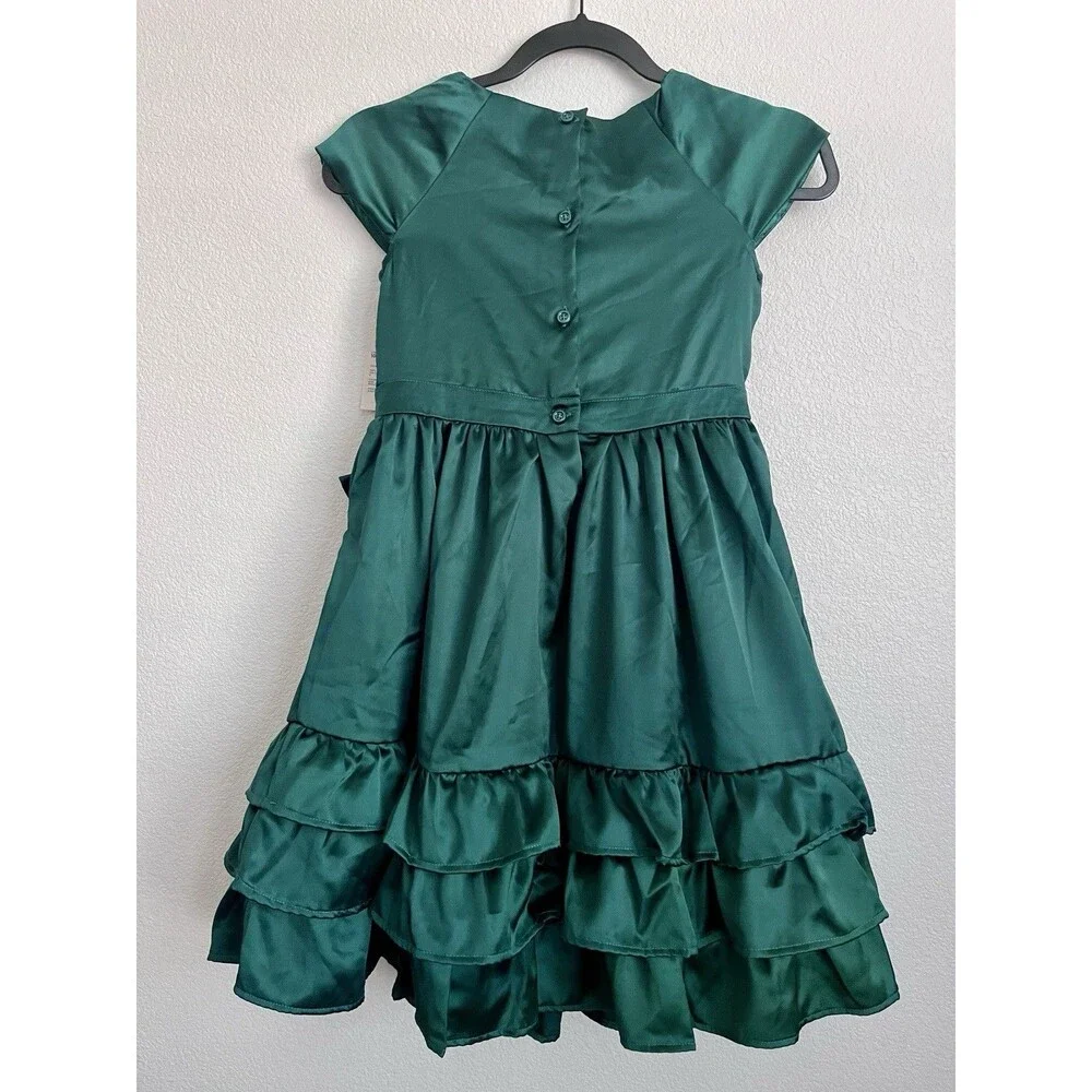 New Gymboree Girls Holiday Dressy Dresses Emerald Green Size 10